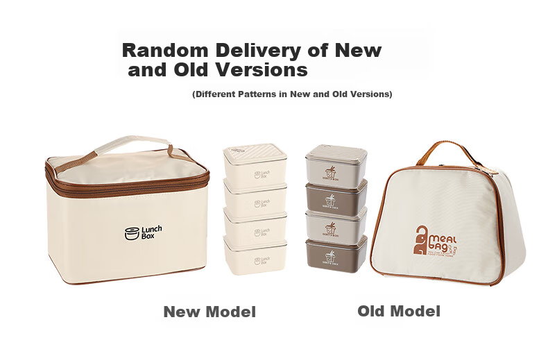 Guangyi 304 Stainless Steel Insulated Lunch Box for Office Workers And Students, Large Capacity Bento Box with 4 Compartments + Insulated Bag GY7289 17