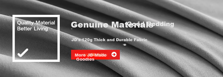 JD Original Soft Brushed Four-Piece Bedding Set, 120g Soft Brushed Spring And Summer Durable Class A Double Bed Linen with Bedsheet, Duvet Cover, Pillowcases, 1.8m Tech Gray 1