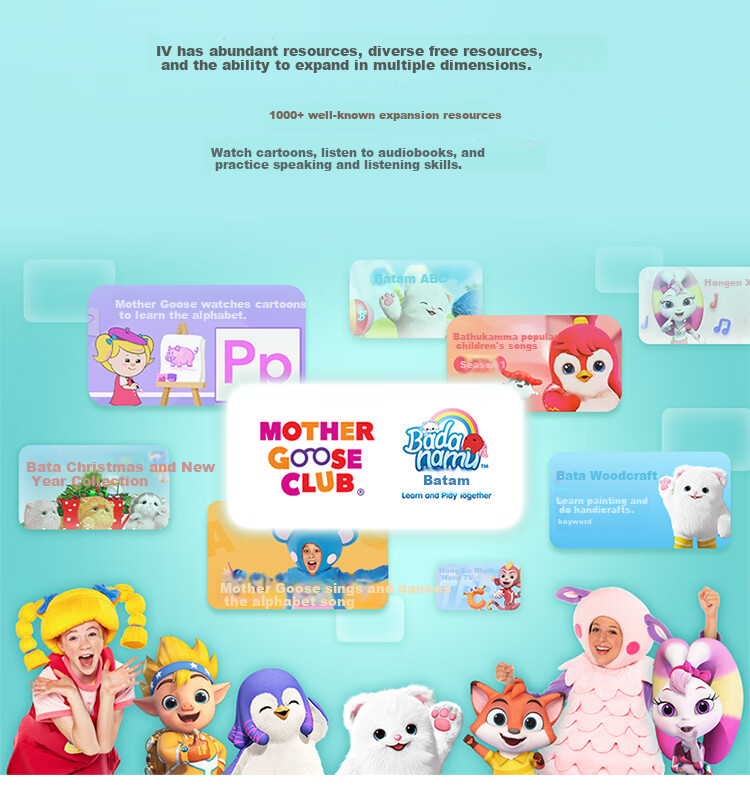 Hongen English Enlightenment Membership Lifetime Package ABC Alphabet Early Education for Children, Birthday And Back-To Gift for Ages 3-6 18