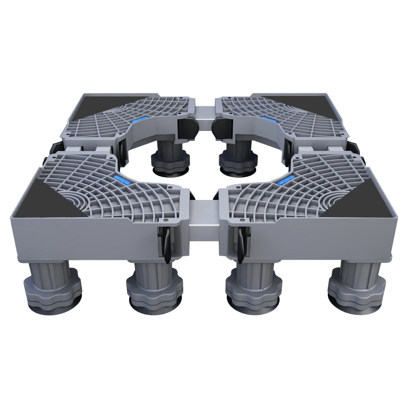 Jingjiayi Washing Machine Stand Base with Full Support Frame, Anti-Slip And Shock-Absorbing Foot Pads, Movable Universal Wheels