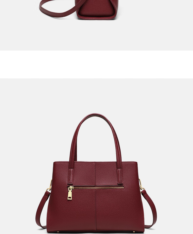 C.BANNER Leather Handbag for Women, Large Capacity Crossbody Bag, Tote Bag, Shoulder Bag, Light Luxury Brand Birthday Gift for Girlfriend on May 20 5
