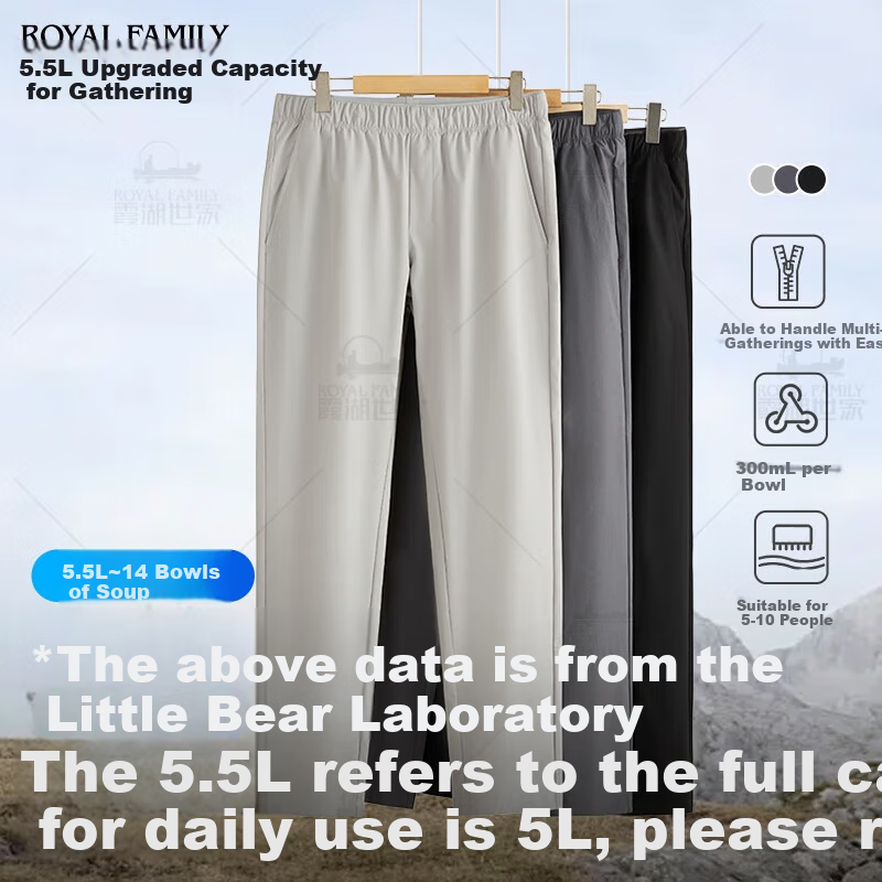 Xiahushijia Straight-Leg Pants for Men, Lightweight, Elastic, Breathable, Casual Trousers, 199A/C Black Long Pants, Size 31