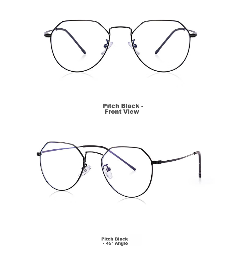 Mr.PuTian Anti-Blue Light Glasses, Anti-Radiation Flat Lens Glasses for Men And Women, Suitable for Myopia, Can Be Fitted with Prescription Lenses, Protects Eyes from Mobile Phones And Computers 14