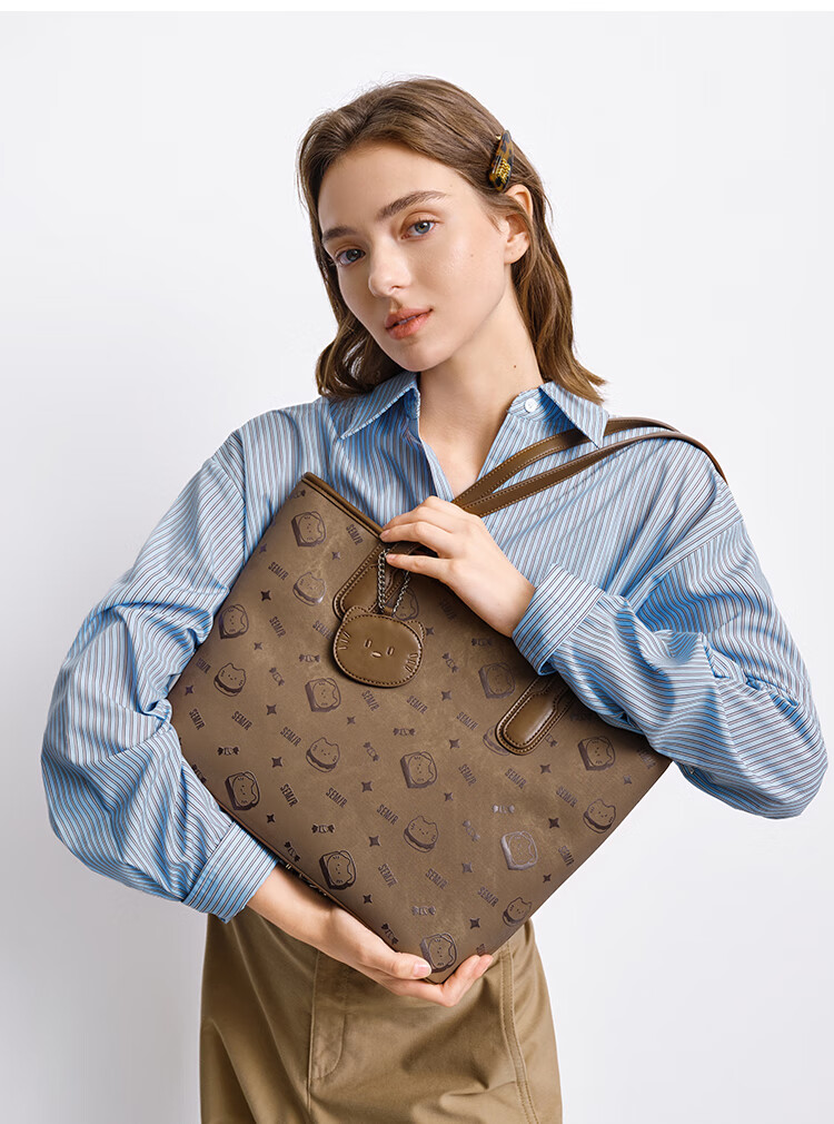 Semir Tote Bag, Stylish Design, Shoulder Bag, Large Capacity Handbag, Women's Bag, 105425153014 7