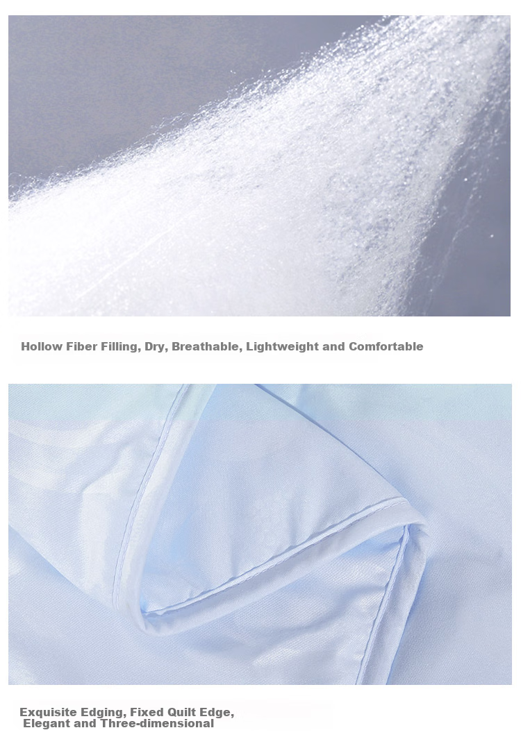 FUANNA Summer Cooling Quilt, Washable Double-Size Air Conditioning Blanket, No Duvet Cover Needed, Lightweight Summer Quilt 2.5 Jin (1.25 Kg), 203x229cm 10