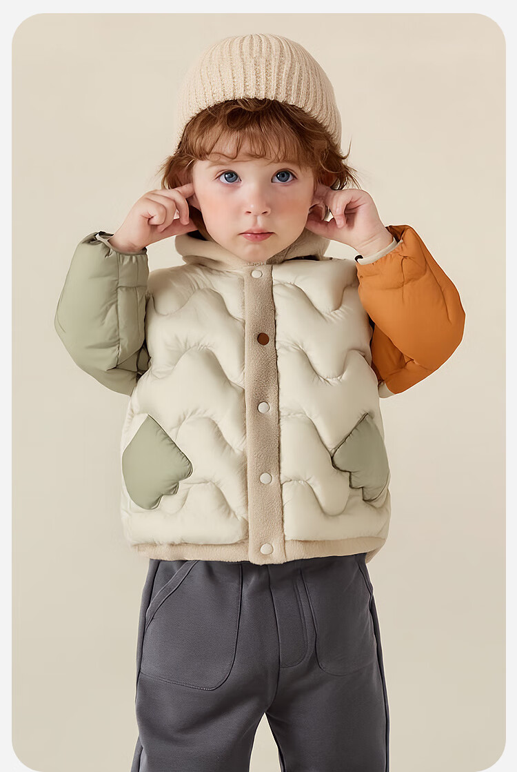 Minibala 【Three-proof】Lightweight Baby Down Jacket for Boys and Girls Winter Warm Down Coat 2025 New Arrival 8