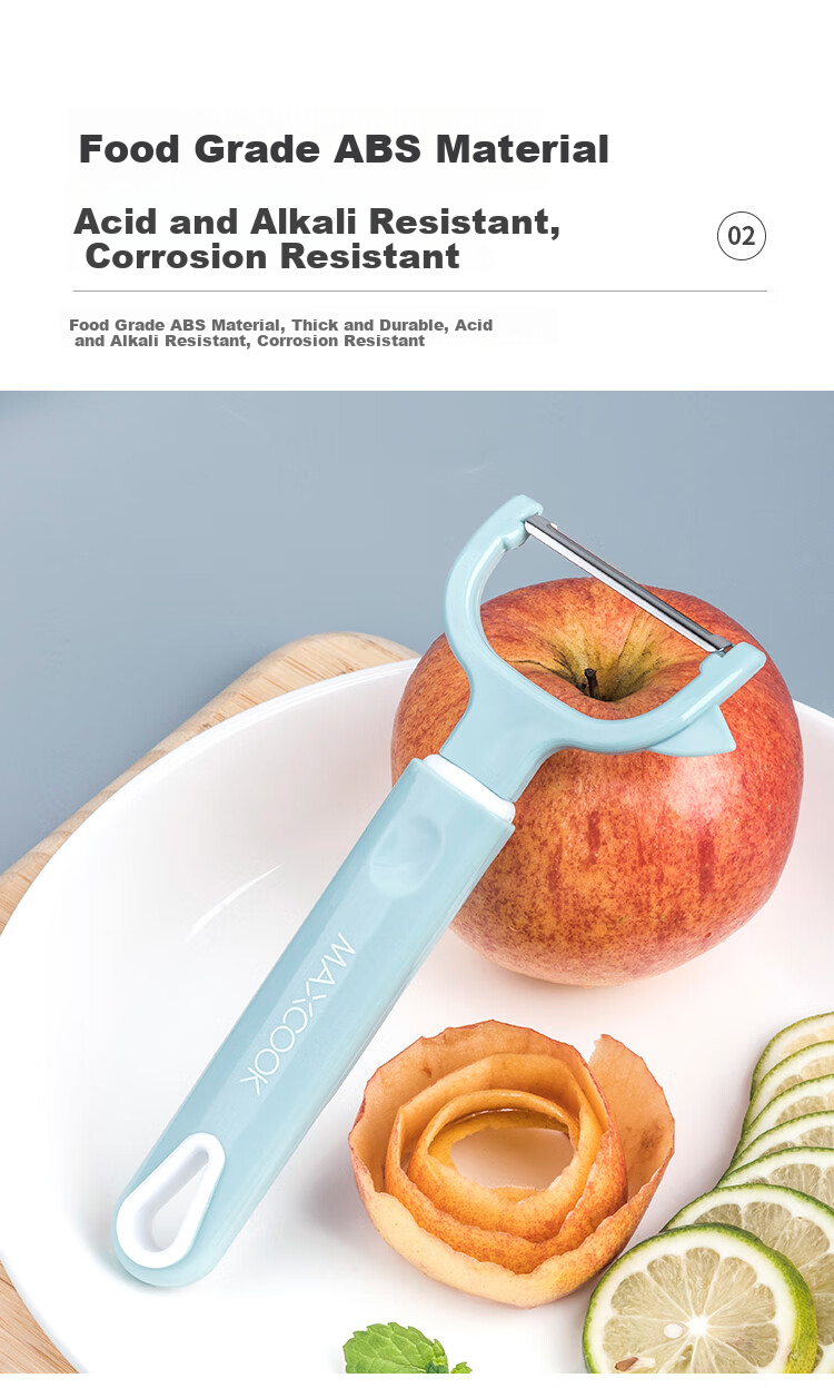 Maxcook Peeler, Stainless Steel Peeling Knife, Melon Peeler, Vegetable And Fruit Knife, MCBF-105 2