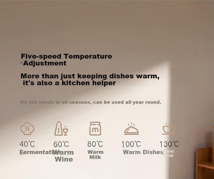 Mijia Xiaomi Food Warming Plate, Heating Tray, Insulated Plate, Heating Table Mat, Tri-Fold Foldable Household Multifunctional Food Warmer, Milk Warmer, Graphene Heating, Glass Surface Plate, Temperature Control Zones 17