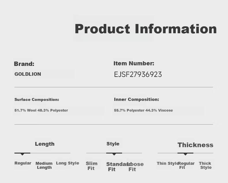 Goldlion [Cloud Master] Spring And Summer Anti-Static Washable Wool Lapel Business Suit Jacket for Men, Black, XL 10