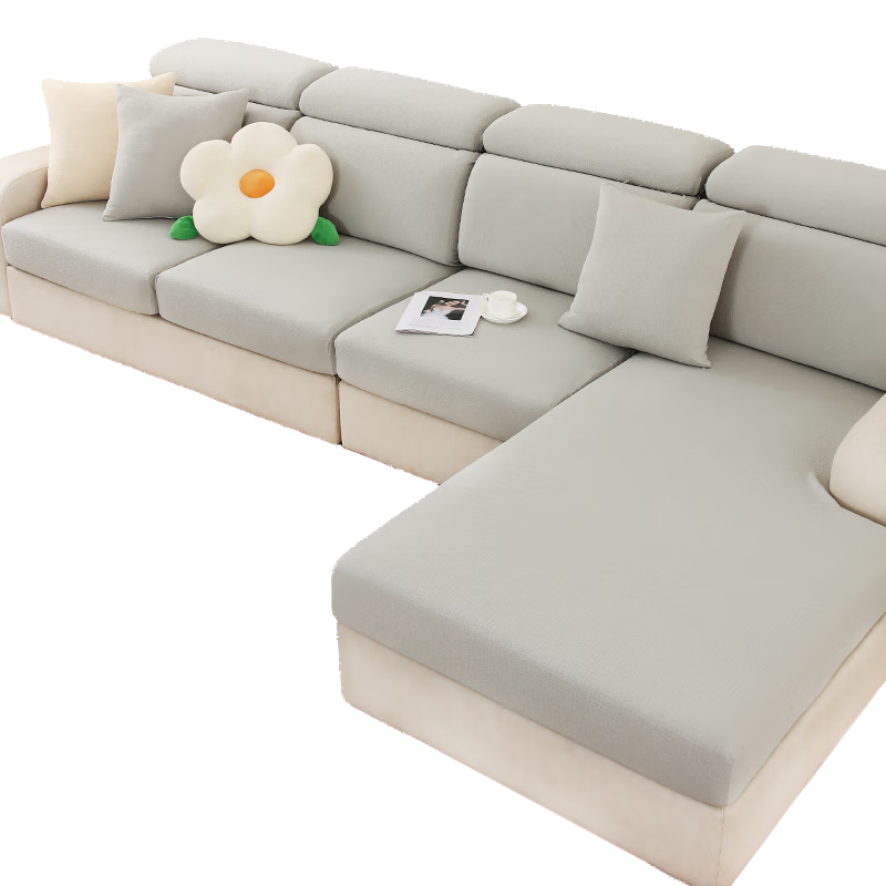 Wuyinliangpin Waterproof Sofa Cover, All-Inclusive Sofa Slipcover, Universal Fit for All Seasons, Elastic Protective Cover, Four-Seater