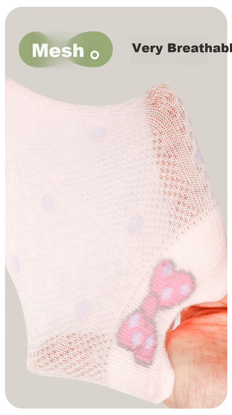 Barbie Girls' Mid-Calf Socks, Children's Long Socks, Girls' Thin Spring And Autumn Long Socks, Baby Half-Leg High Socks 4