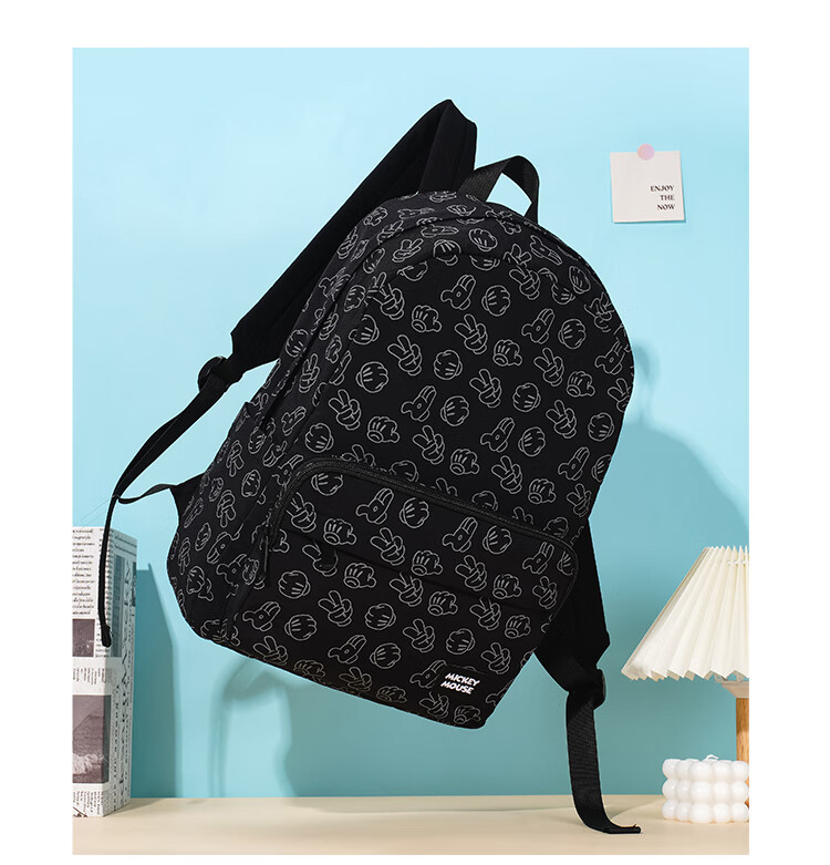 Disney Mickey Women's Backpack Large Capacity Ultra-Lightweight Sports Backpack Lightweight Travel Backpack for Women 18