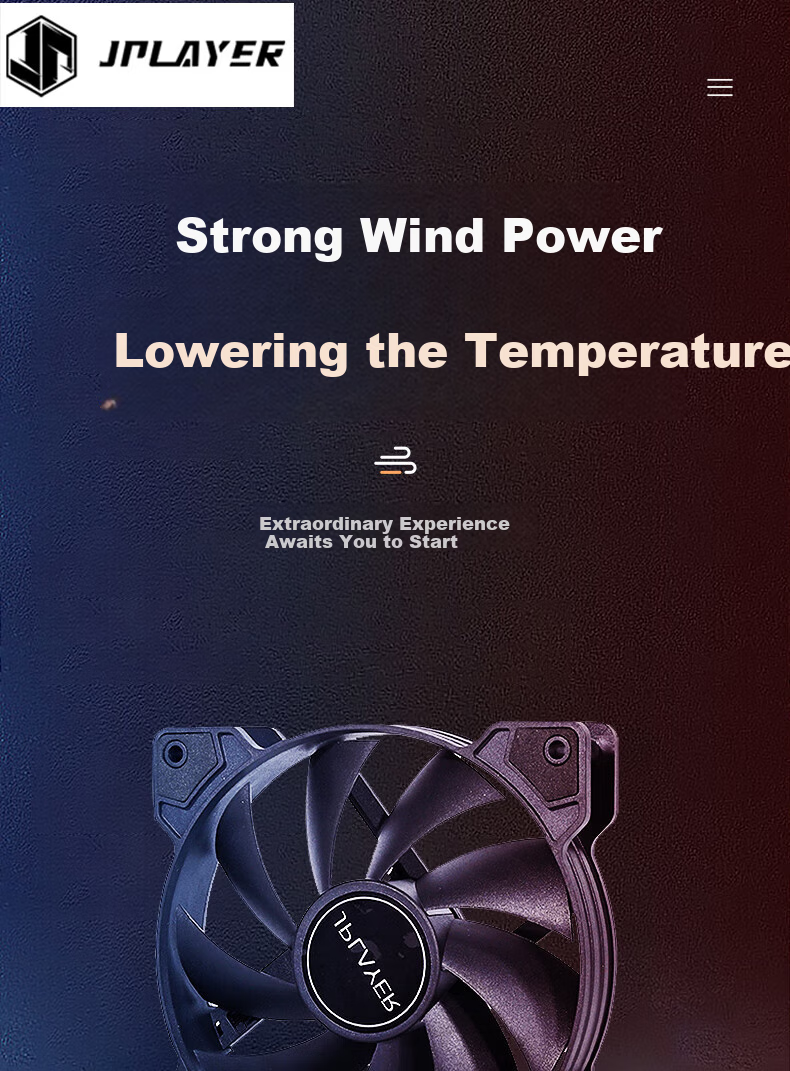 JPLAYER Ziyi Co-Branded Prism X Computer Case Fan, 12cm White, ARGB Synchronized Light, Noise Reduction Fan, JPS-235 2