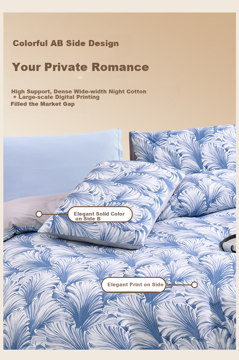 Hengyuanxiang Pure Cotton Four-Piece Bedding Set, Class A Knitted Nai Tei Cotton, 100% Cotton Bedding Set, Green Grape Color, 2*2.3m 10
