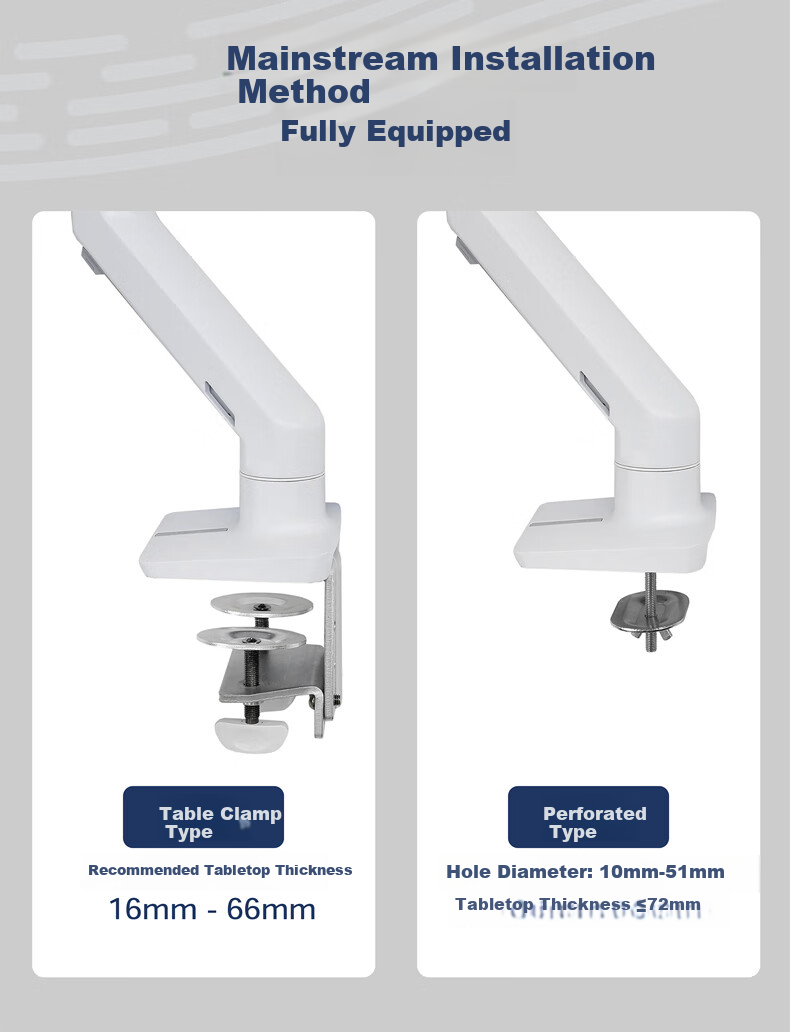 ERGOTRON HX Heavy-Duty Monitor Stand, Computer Stand, Rotating Arm, Desktop Screen Base, Height-Increasing Stand, Computer Desk (45-475 White) 15