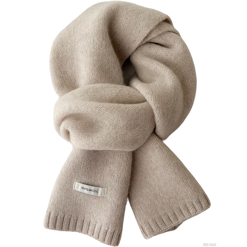 FitonTon Women's Winter Scarf 100% Wool Thick Warm Shawl Neck Warmer Gift Box for Girlfriend Birthday New Year