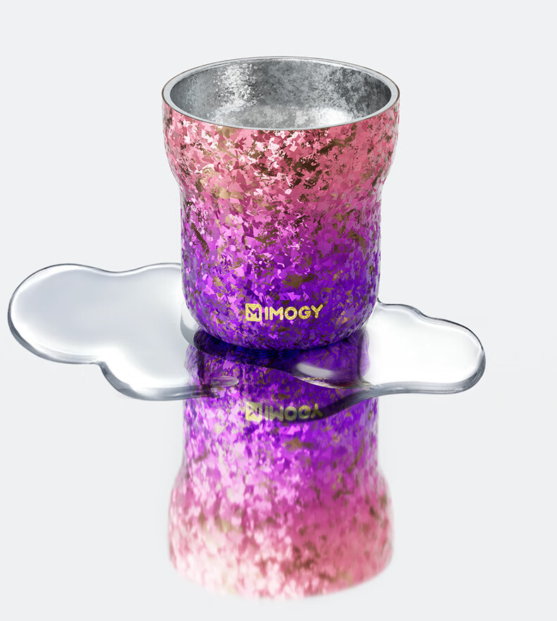 IMOGY Pure Titanium Insulated Mug for Women Holiday Gift Portable High-End Tea Steeping Cup Home Use Stylish Double-Layer Water Bottle 2