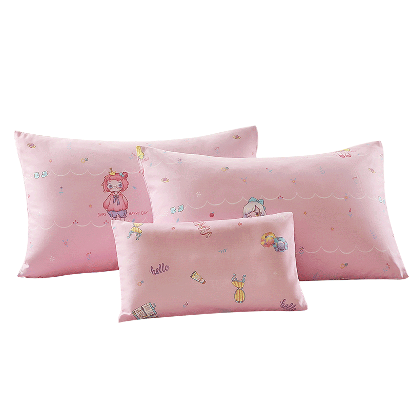 Fuanna Children's Pillowcase Infant A-Class 40s 100% Pure Cotton Single Pillowcase 50*30cm
