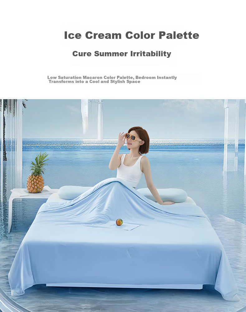 La Torretta Summer Cooling Quilt Air Conditioning Blanket, Summer Ice Cream Thin Washable Double Cotton Quilt Core, 2.8 Jin, 150*200cm 10