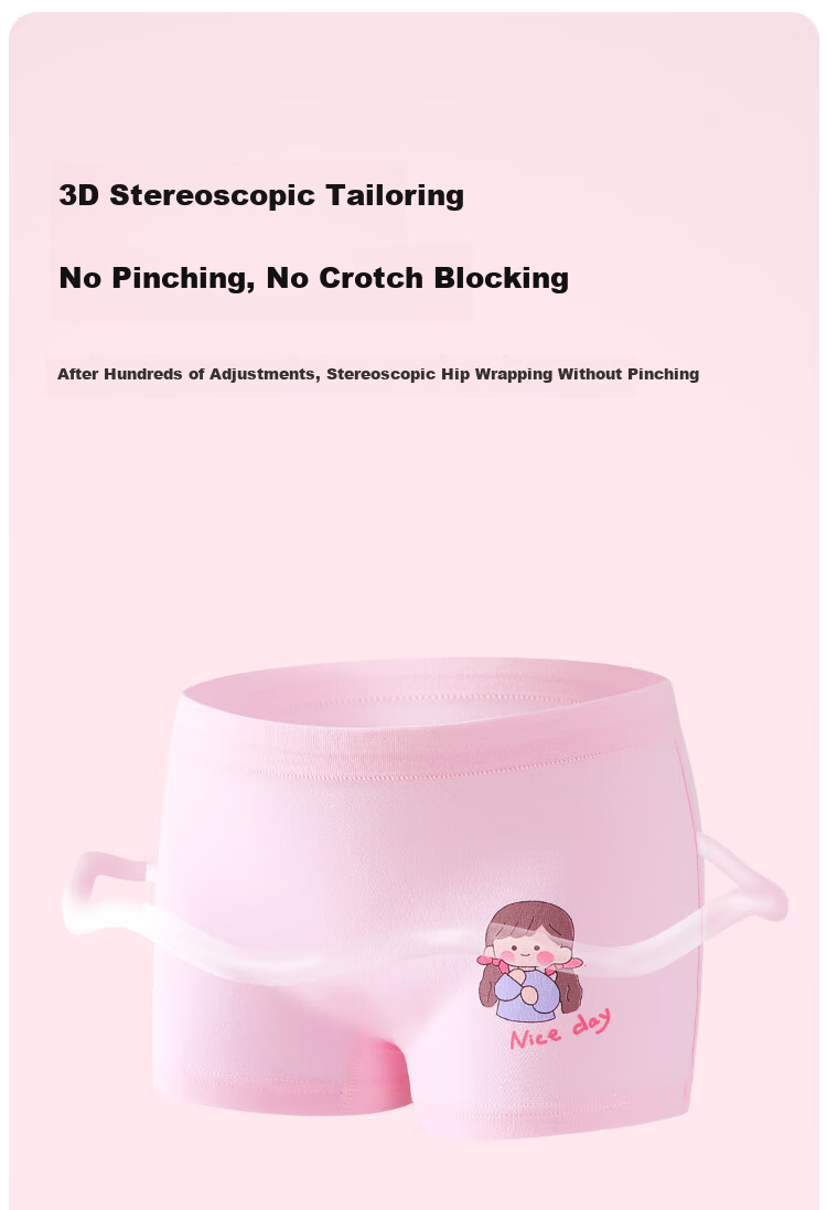 YUZHAOLIN Girls' Underwear, 7A Antibacterial Panties, Comfortable Breathable Shorts for Female Students, No Wedgie 8