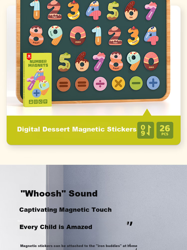Pinwheel, 26 English Letters And Numbers Refrigerator Stickers, Animal-Themed Children's Early Education Cognitive Educational Toy, Letter Magnetic Stickers 5