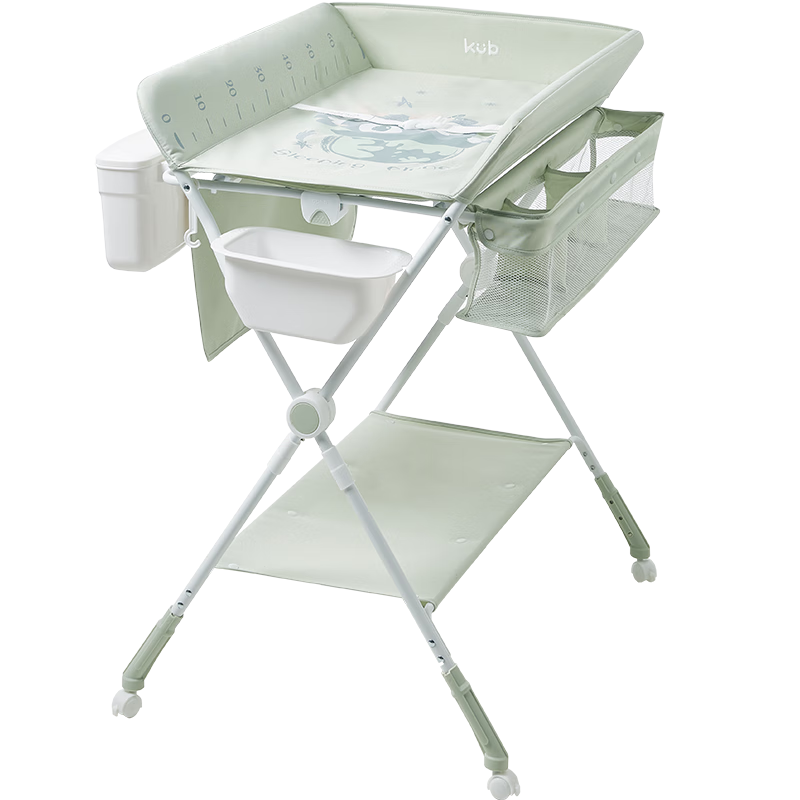 KUB Baby Diaper Changing Table Newborn Care Station Baby Massage Bath Foldable Giraffe with Water Basin