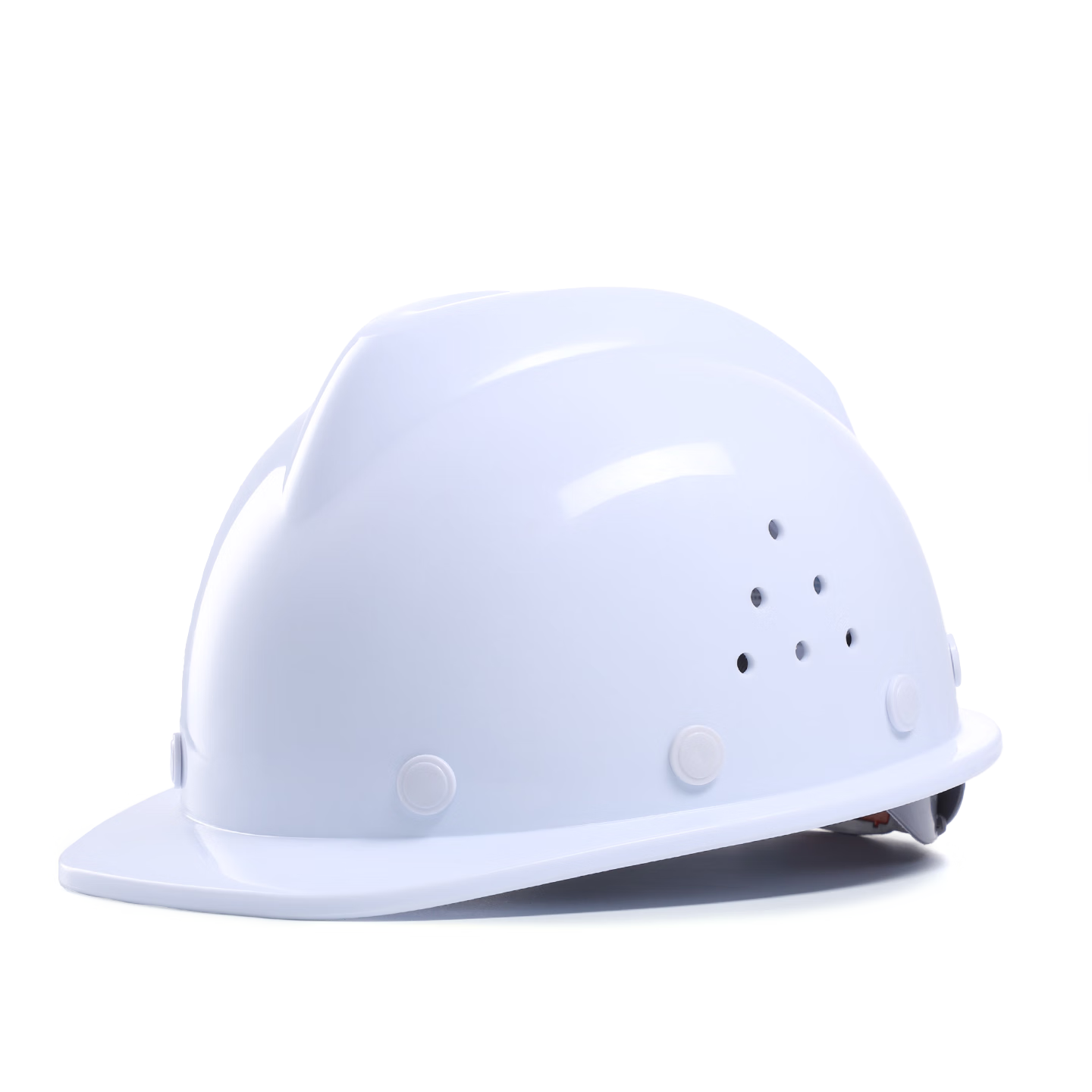 Norris Safety Helmet Construction Site National Standard Anti-Smash Impact Electric Insulation Power Engineering Construction Helmet V-Type White Ventilated White