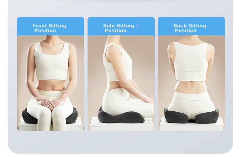 Mixiaoshu Chair Cushion, Office Seat Comfort Aid, Memory Foam, All-Season Buttock Pad, Chair Seat Cushion, Butt Pad 10