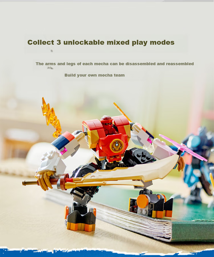 LEGO Building Blocks Naruto 71808 Kai's Element Mech, Boys And Girls Children's Toy, Birthday Gift, Home Decoratio 4
