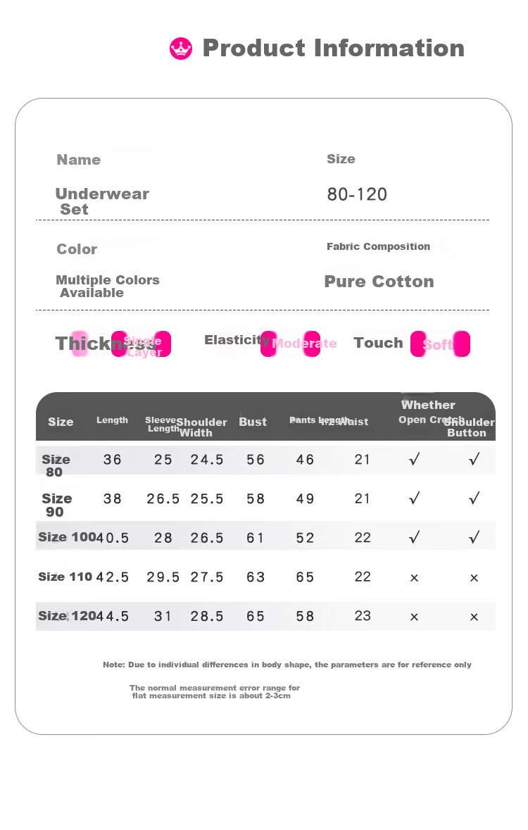 DEESHA [100% Cotton] Children's Pajamas, Girls' Spring And Summer Thin Pure Cotton Loungewear, Long-Sleeve Air Conditioning Suit Set 6