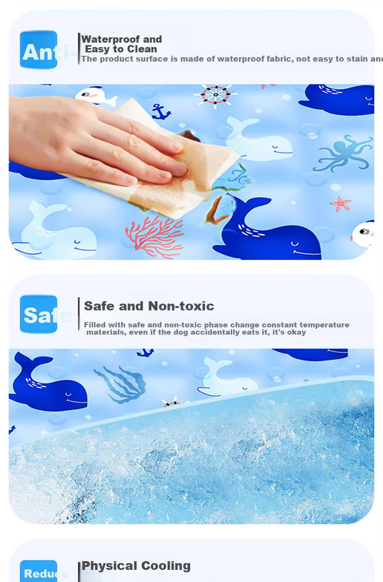 Yilafu Car Seat Cushion, Summer Ice Silk Cooling Pad, Office Square Mat, Home Sofa Ice Cream Seat, Pet Mat 14