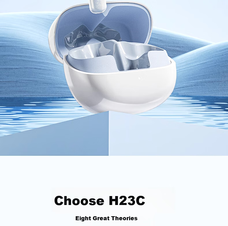 HP H23C In-Ear Bluetooth Headphones, ANC Active Noise Cancellation, Bluetooth 5.4, Long Battery Life, Gaming And Music Headphones, Compatible with Huawei, Apple, Xiaomi, Vivo, Graphite Gray 2
