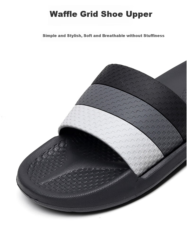GUOLUOFEI Slippers for Men, Odor-Free, Summer Shower Home Use, Non-Slip Thick Sole, Anti-Odor, Women's Summer Bathroom Slippers, Sky Blue, Size 40-41 7