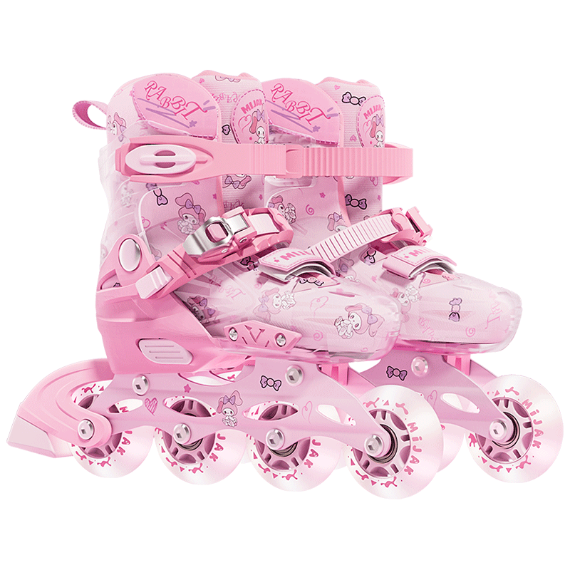 Kids Balance Roller Skates Inline Skates for Girls Boys Ages 3-12 Full Flashing Set Gift