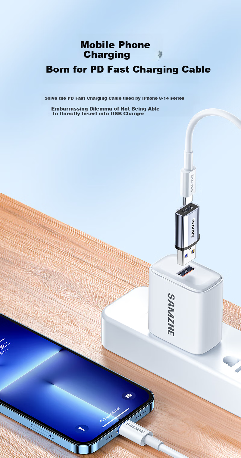 Sanze USB 3.2 Type-C Data Cable Charging Cable USB-C Transmission Cable for Hard Drive Apple 17/16/15 Huawei Phone Tablet Laptop Car Use 2m 3