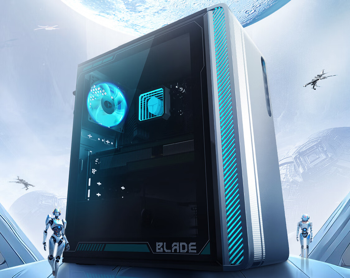 ThundeRobot Black Knight Hunter Blade Designer High-Performance Gaming Office Commercial Desktop Computer E-Sports PC (I5-14400F, 16GB RAM, D5 SSD, RTX5060Ti) 2