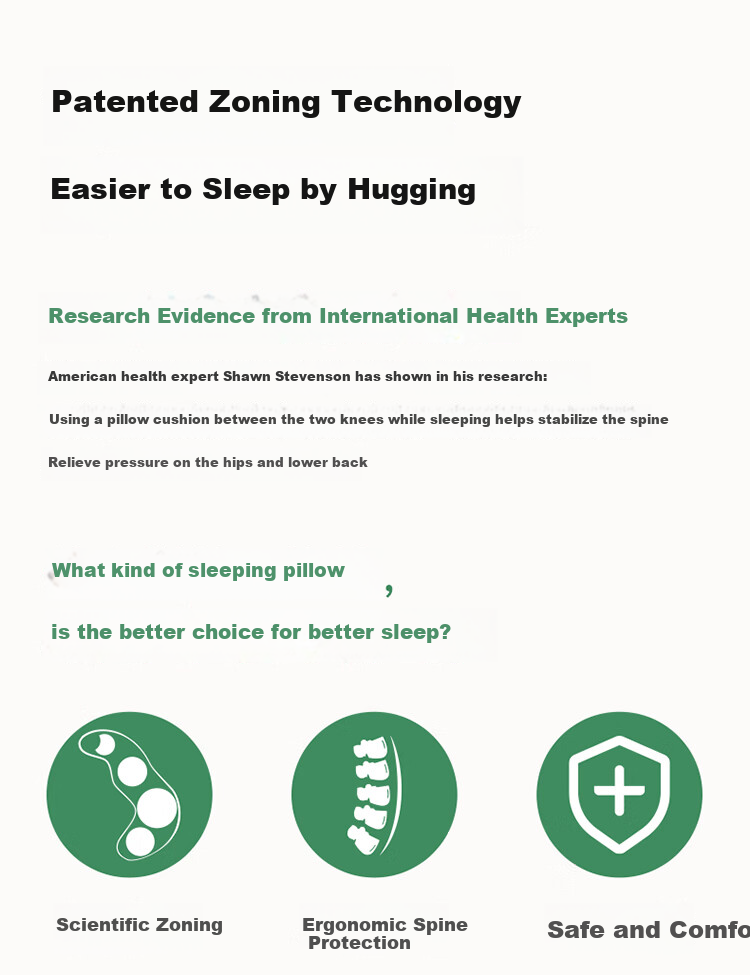 AiSleep Sleeping Hug Pillow, Side Sleeping Leg Hugger, Extra Large Long Body Pillow, Maternity Pillow, Women's Bed Companion Pillow, Birthday Gift 4