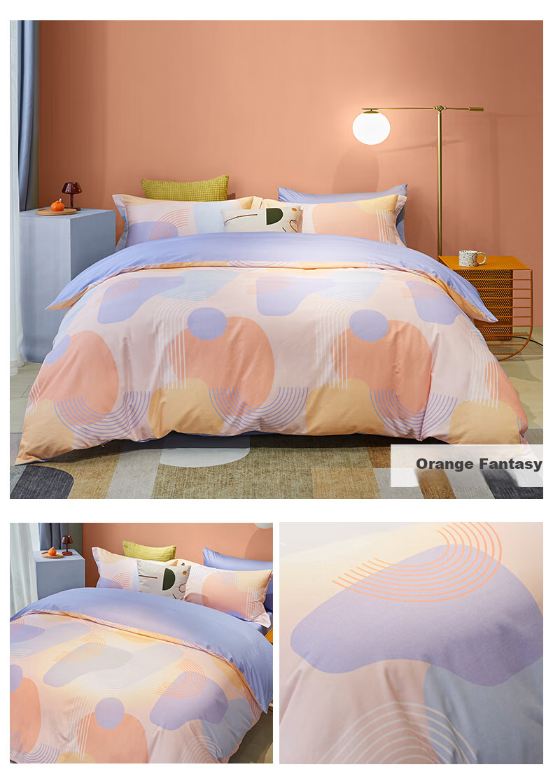 BEYOND Home Textiles High-Count Pure Cotton Duvet Cover, Single Piece, Printed Floral Pattern, Fragrant Duvet Cover, 150*210cm, Home And Living Room 8