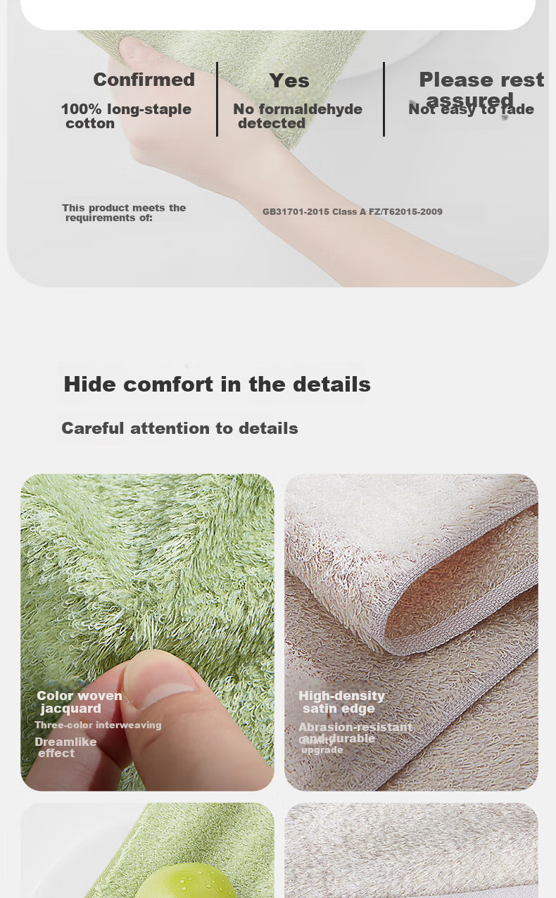 UCHINO Cloud Dream Unspun Xinjiang Long-Staple Cotton Face Towel, Class A Unspun Color-Woven Craft, Soft Absorbent Refreshing Label, Purple 10