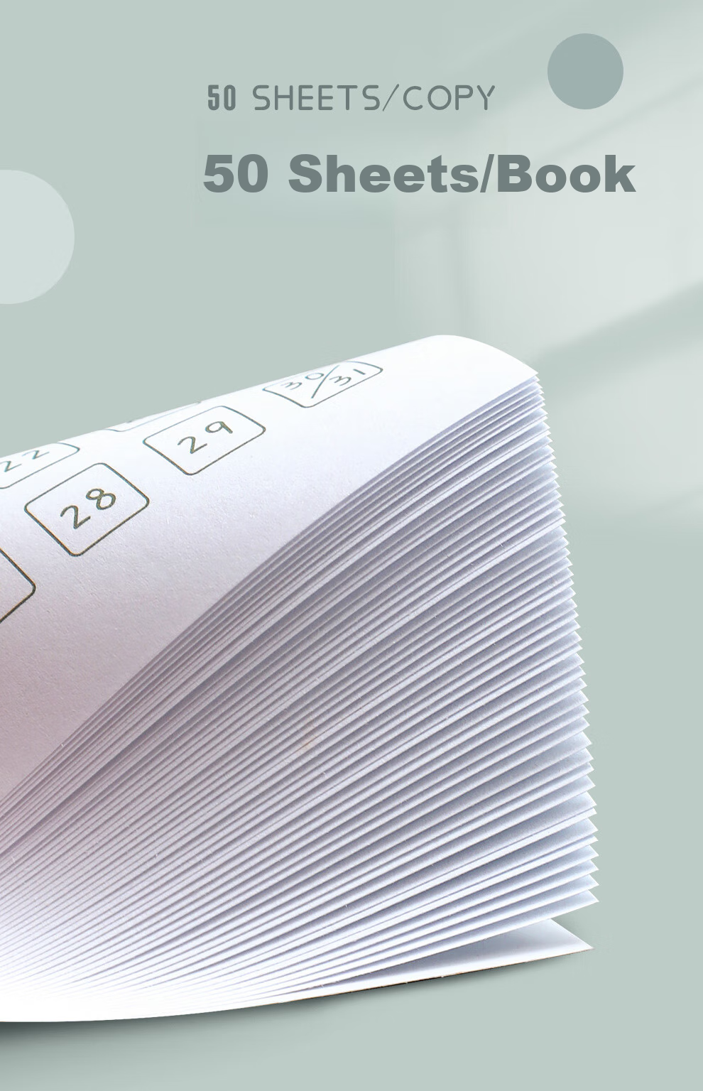 Faramon Daily Check-In Sticky Notes, 30-Day Self-Discipline Tracker, Exam Preparation Time Management Planner for Students, Weekly And Monthly Schedule Notebook, 4-Pack 6