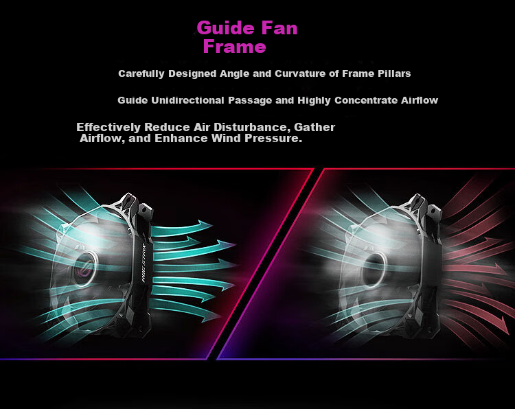 ASUS ROG STRIX Fengshen XF120 Fan (Black 12cm Case Cooling Fan/Magnetic Levitation Bearing/CPU Fan/Cooling Radiator Fan/4pin PWM) 10