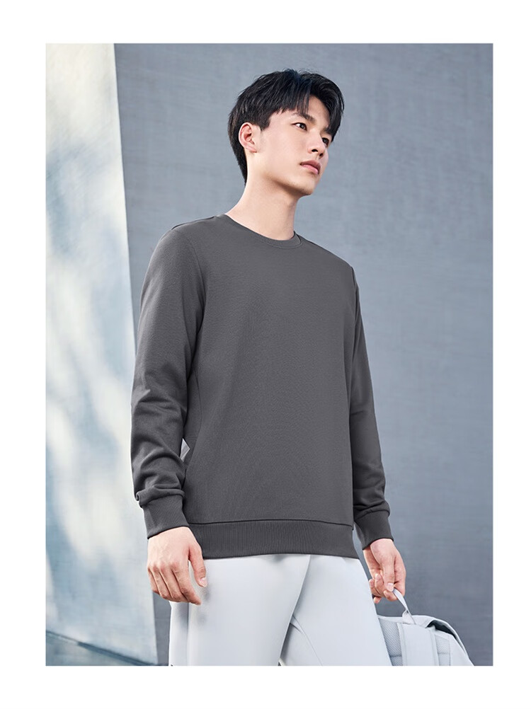 Xtep Men's Sports Hoodie Fashionable Versatile Outdoor Pullover Trendy Student Sweatshirt 11
