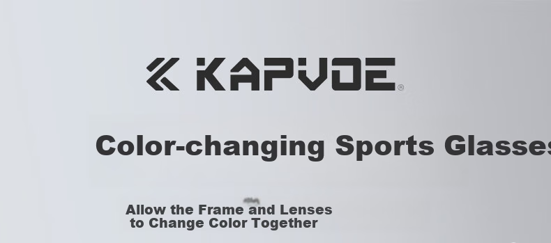 KAPVOE Full-Frame Photochromic Cycling Glasses, Day And Night Use Protective Goggles, Windproof Glasses for Road Bikes, Professional Mountain Bike Glasses for Nearsighted Users 1