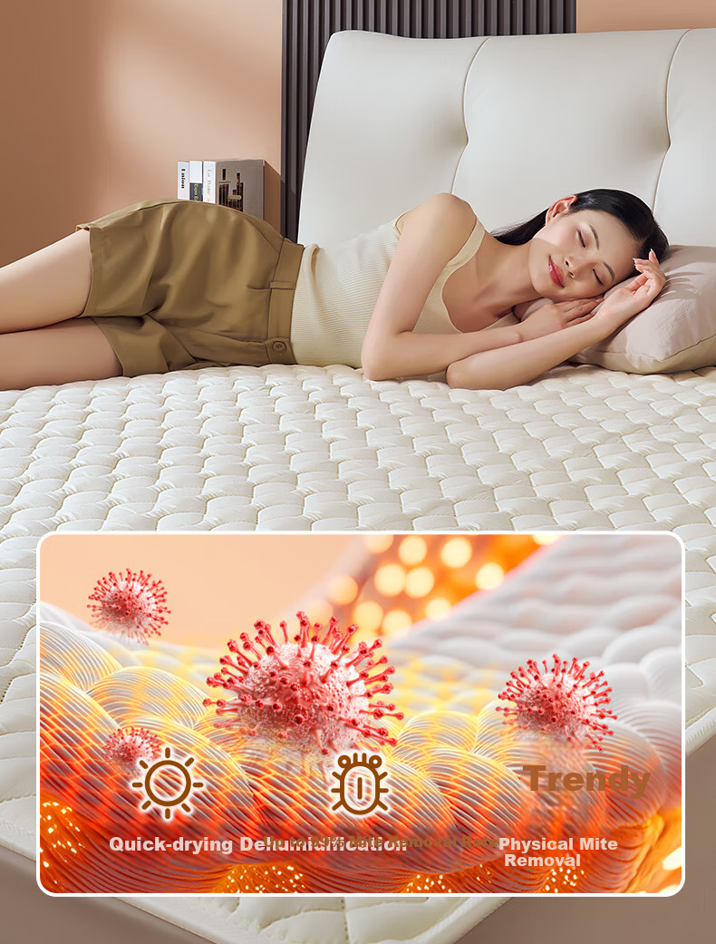 CHIGO [Dehumidifying And Mite-Removing] Single-Person 3C Certified Water Heating Electric Blanket for Kang Bed, Electric Mattress Pad, 1.8x0.9 Meters, Dormitory Use 23