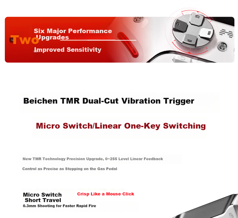 Betop Kuipeng 50 Second-Generation Game Controller, AI-Controlled Wireless Bluetooth Controller, Xbox Computer PC Mobile Steam TV NS Switch 2, Vibration And Motion Sensing, Genshin Impact, Horizo 11