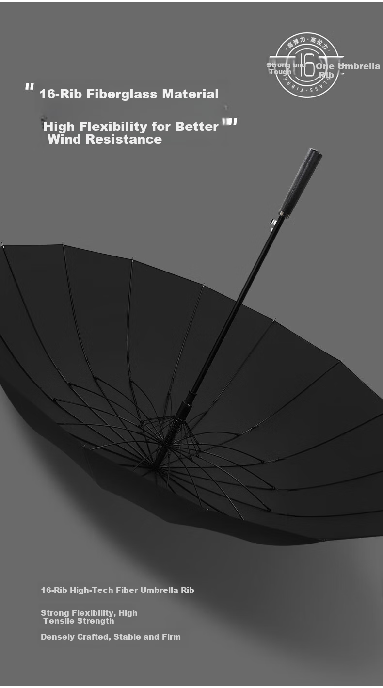 Meebordi Umbrella, Reinforced And Thickened, Durable against Strong Winds And Heavy Rain, Long Handle, Large Size, 24 Ribs, High-End Business Oversized Umbrella 10