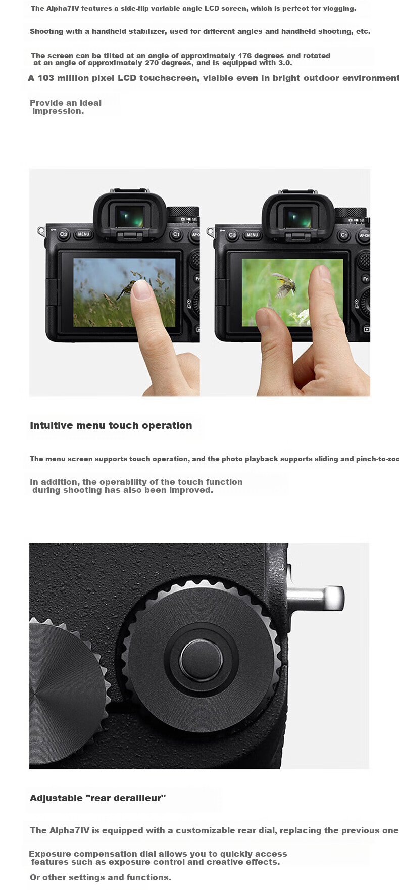 SONY ILCE-7M4 Full-Frame Mirrorless Camera, Professional Creative Appearance Filter, 4K Video Vlog Shooting, A74/α7IV A7M4 Travel Photography Kit 25