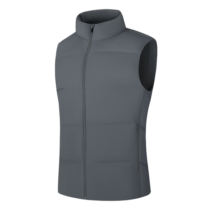 361° Men's Down Vest Autumn Winter New Waterproof Warm Sports Casual Running Stand Collar Jacket 652544401-4