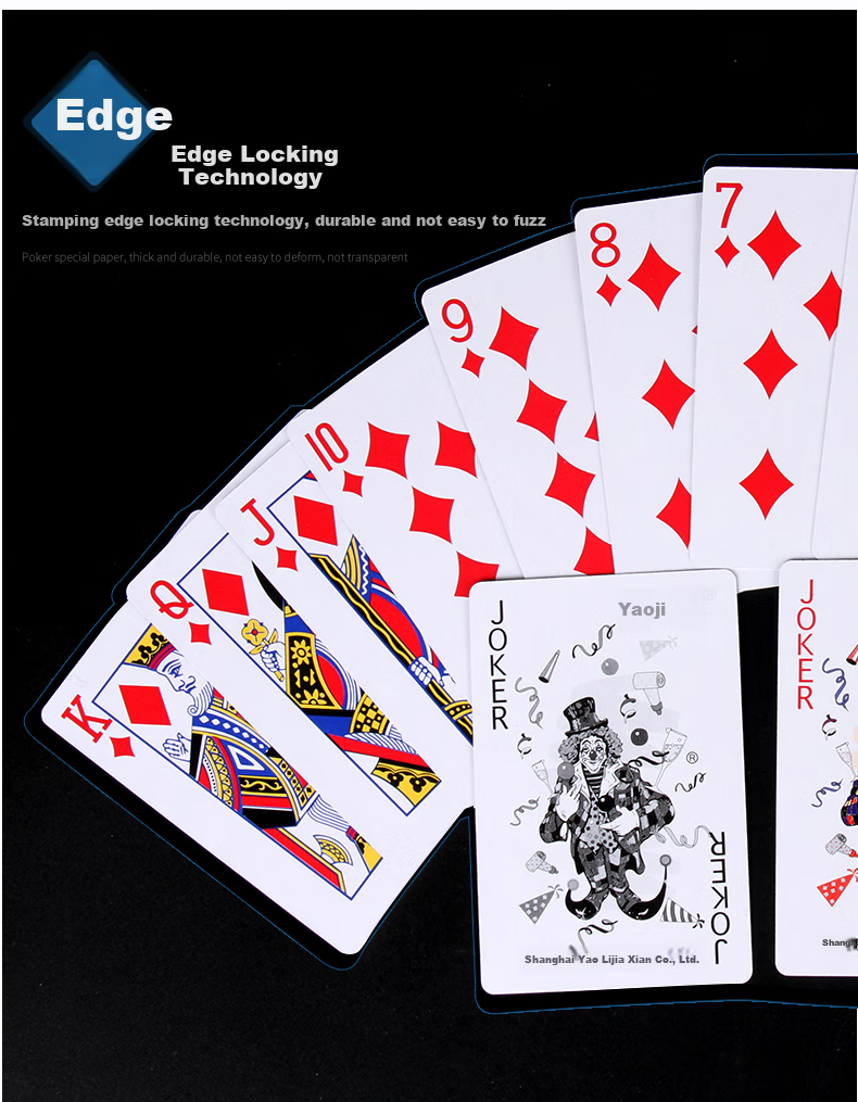 Yaoji Playing Cards, 2006 Outdoor Camping Cards, Poker Table Games, Doudizhu Card Game, Playing Cards, 100 Decks Set 4