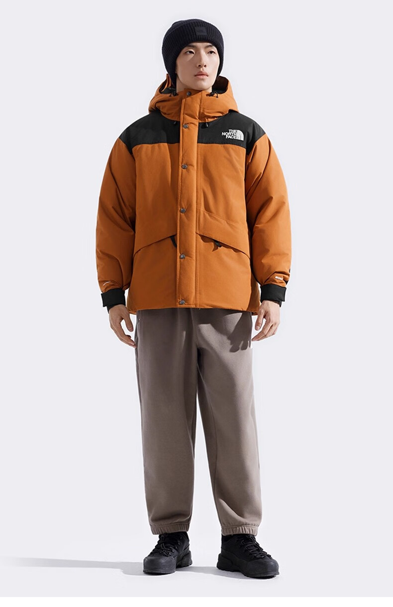 The North Face Men's New Mountain Down Jacket Outdoor Hiking Waterproof Warm Goose Down Coat 8FGH 8